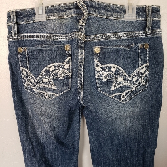 Wrangler Rock 47 Jeans Ultra Low Rise Denim 1x34" - Picture 5 of 6